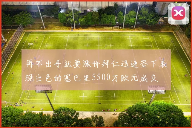 再不出手就要涨价拜仁迅速签下表现出色的塞巴里5500万欧元成交